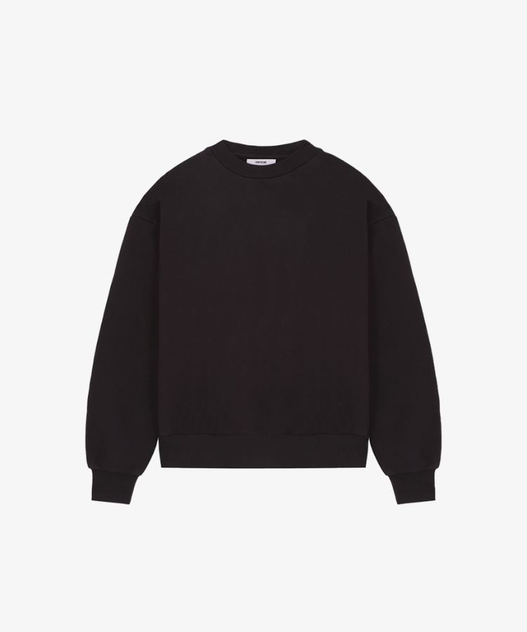 600gsm black sweatshirt