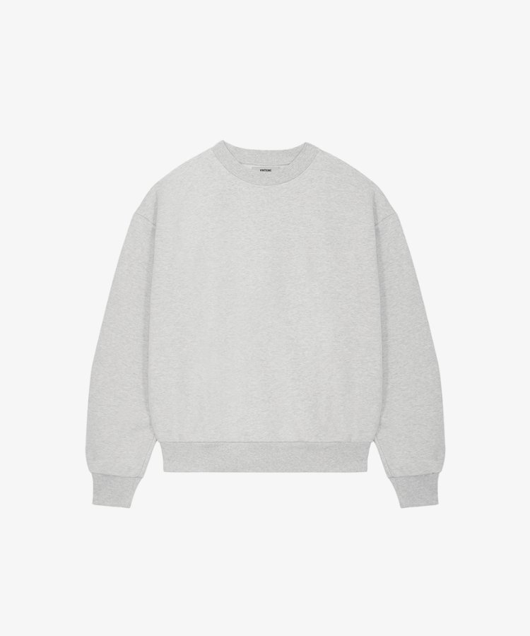 600gsm grey sweatshirt