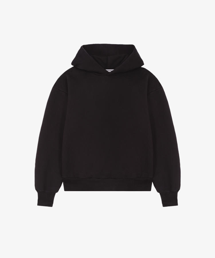 600gsm black hoodie
